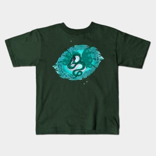 Green Celtic dragon Kids T-Shirt